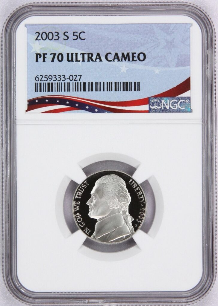 PF 70 Ultra Cameo coin graded by NGC.