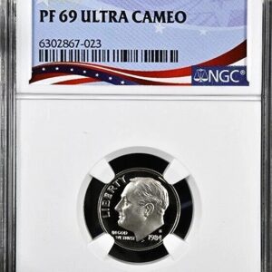 A graded proof coin featuring President Kennedy's profile.