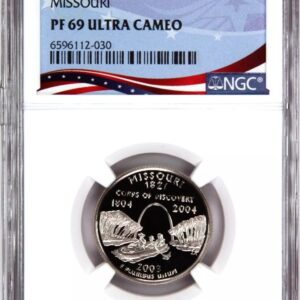 Missouri P69 Ultra Cameo silver coin graded by NGC.