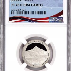 A graded 2023-P American Samoa quarter in a protective case.