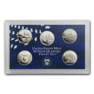 United States Mint 50 State Quarters Special Set in protective case.