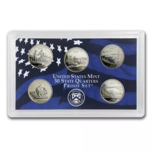 United States Mint 1993 proof set in protective case.