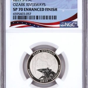 Ozark Airways SF 70 Enhanced Finish coin graded by NGC.